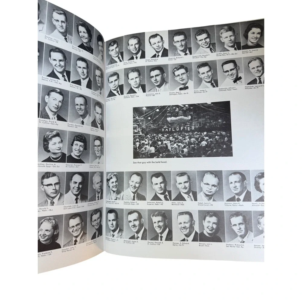 Silver Spruce 1959 Yearbook Colorado State University‎ Forestry Vintage